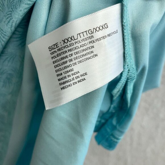 NEW Greg Norman ML75 Men's 3XL Golf Polo Shirt  Blue Printed - Picture 2 of 11